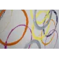 Obraz na płótnie FLOATING CIRCLES -B- 80X3X80 cm